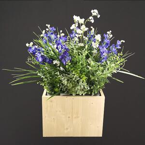 AMADEA Dřevěný obal na květináč, 33x33x24cm, dřevěný květináč