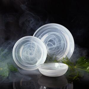 S-art - Skleněný set bílý pískovaný 25 ks - Elements Glass (w0023)