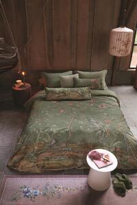 Pip Studio povlečení Okinawa Green 200x200 + 2x 70x90cm, perkálové, zelené (Luxusní povlečení z bavlněného perkálu na francouzskou postel)