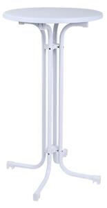 TENTino Elegantní koktejlový skládací bistro stůl 60 cm, bílý