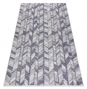 Koberec SIZAL SION Chevron 22180 ecru/nebeský/růžový