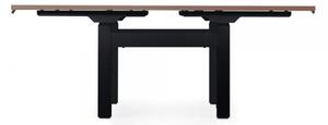 Výškově nastavitelný stůl OfficeTech Dual, 120 x 80 cm, černá podnož
