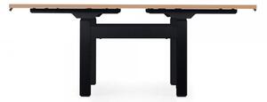 Výškově nastavitelný stůl OfficeTech Dual, 120 x 80 cm, černá podnož