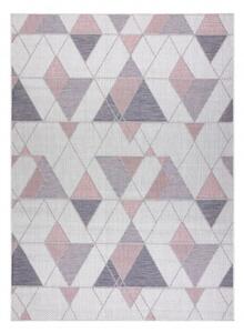 Koberec SIZAL SION Geometric 3006 ecru/růž