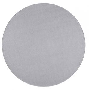 Hans Home | Kusový koberec Nasty 101595 Silber kruh, šedá - 200x200 (průměr) kruh
