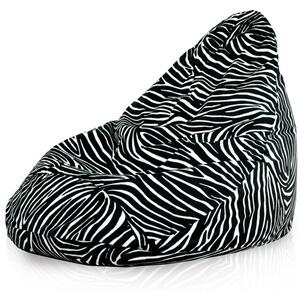 Sedací vak DROP XXL zebra