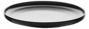 Lunasol - Dezertní talíř Coupe černý 20 cm – Flow (491073)