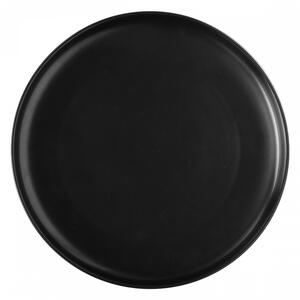 Lunasol - Mělký talíř Coupe černý 25 cm - Flow (491074)