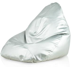 Sedací vak DROP XXL silver