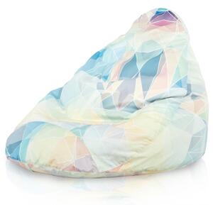 Sedací vak DROP XXL abstract pastel