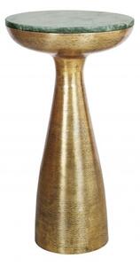 Designový příruční stolek Elements kulatý zlatý 57cm