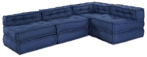 Modulová pohovka 4 pcs Indigo Textil
