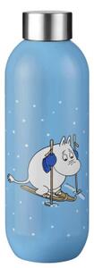 Nerezová láhev Keep Cool Moomin Skiing 600 ml Stelton