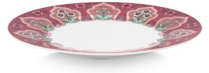 Pip Studio Flower Festival Oriental sada 4 kusů talířů Ø21cm, růžová (Luxusní dárkové balení 4 kusů talířů)