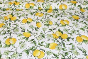 Dekorační látka Bavlna citrony