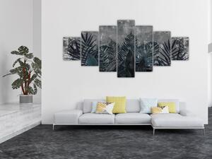 Obraz - Palmové listy (210x100 cm)