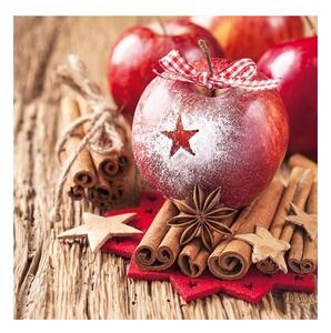 Vánoční ubrousky Jablko + skořice 3500007
