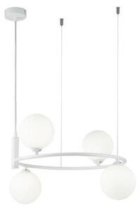 Maytoni MOD013PL-04W - Lustr na lanku RING 4xG9/25W/230V bílá