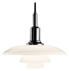 Závěsná svítidlo Louis Poulsen, PH 3/2, stmívatelné, Bílá, Obývací pokoj, Sklo, Design