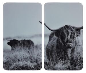 Wenko Univerzální deska na sporák, 2dílná (Highland Cattle) (100304847015)