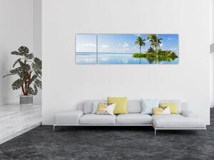 Obraz - Tropický ostrov (170x50 cm)