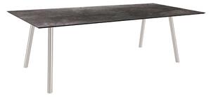 Stern Jídelní stůl Interno, Stern, obdélníkový 220x100x75 cm, profil nohou kulatý, rám nerezová ocel, deska HPL Silverstar 2.0 dekor dle vzorníku