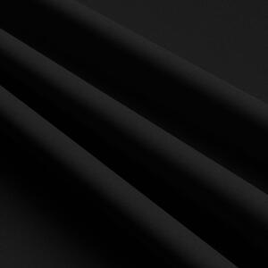 Závěs na řasící pásce se zirkóny 140x250 cm černý