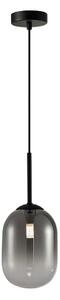 Lustr na lanku ALIAS 1xG9/8W/230V pr. 12 cm černá/šedá