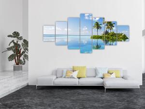 Obraz - Tropický ostrov (210x100 cm)