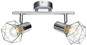 Globo Lighting Xara I stropní světlo 2x40 W chrom 54802-2