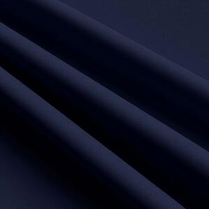 Závěs na řasící pásce se zirkóny 140x250 cm tmavě modrý