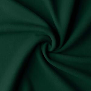 Závěs na řasící pásce se zirkóny 140x250 cm tmavě zelený