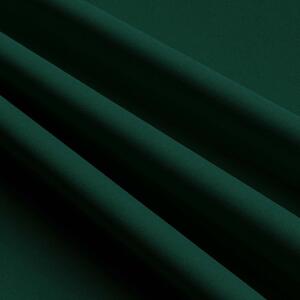 Závěs na řasící pásce se zirkóny 140x250 cm tmavě zelený