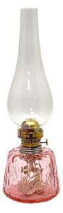 Petrolejová lampa POLY 38 cm růžová