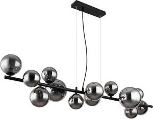 Globo Lighting Riha závěsné svítidlo x3.5 W černá-kouřová 56133-13H