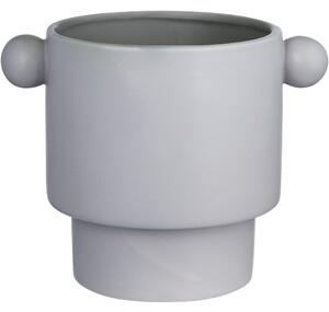 HANDLE Květináč 18 cm - šedá
