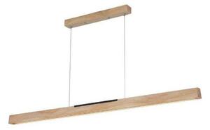 LED Lustr na lanku LED/22W/230V 4000K 120 cm borovice/masiv