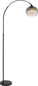 Globo Lighting Newcastle stojací lampa 1x60 W černá-kouřová 58227BS