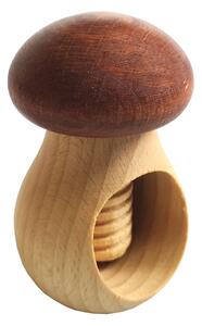 AMADEA Dřevěný louskáček na ořechy ve tvaru hříbku