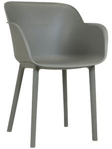 Zahradní jídelní židle SHELL taupe Exteriér | Zahradní židle