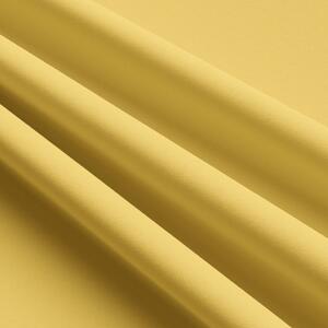 Závěs na řasící pásce se zirkóny 140x250 cm pastelově žlutý