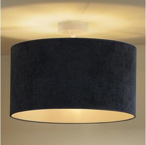 Duolla - Přisazený lustr CORDUROY 1xE27/15W/230V tmavě pr. 40 cm modrá