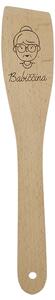 AMADEA Dřevěná obracečka s textem "Babiččina", masivní dřevo, délka 30 cm