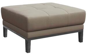 Šedá kožená podnožka MESONICA Musso Tufted