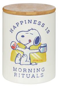 PEANUTS Dóza "Morning Rituals" velká - bílá