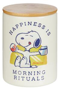 PEANUTS Dóza "Morning Rituals" střední - bílá