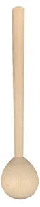 AMADEA Dřevěná koule na pasírování, masivní dřevo, délka 30 cm