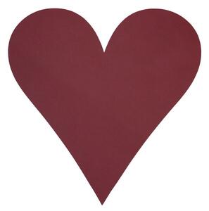 Prostírání z eko kůže 30x30 cm Heart Nupo – LIND DNA