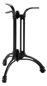 Zahradní stolová podnož TIVOLI 3 černá pro desky max O70 cm nebo 70×70 cm Exteriér | Zahradní stoly
