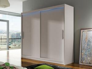 Skříň London I 180, Barva: kašmír, Osvětlení: osvětlení LED RGB - barevné 5903211404474